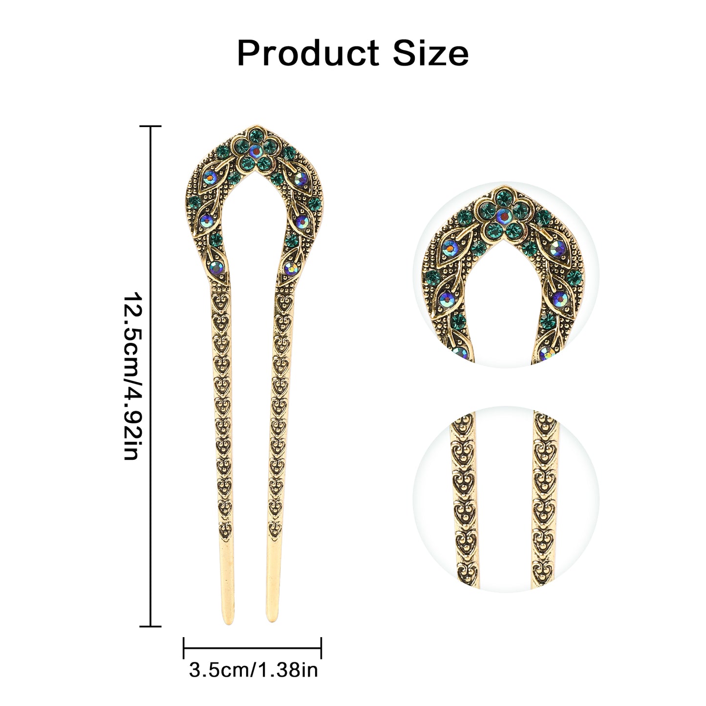 4pcs vintage hairpin