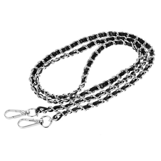 Handbag Chain Strap, Adjustable Handbag Straps Replacement, Alloy Bag Chain with Metal Buckle, Purse Chains for Small Shoulder Crossbody Bag, 120cm/47.2in