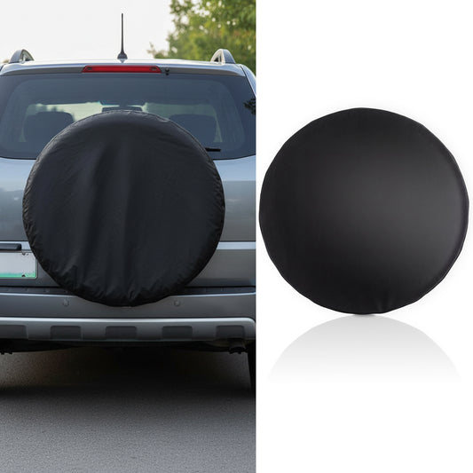 Car Spare Tire Cover, Waterproof Vehicle Spare Wheel Protectors Dustproof Rv Spares Tire Cover Fits 27-29 Inch Tires Diameter for SUV, RV, Truck, Trailer