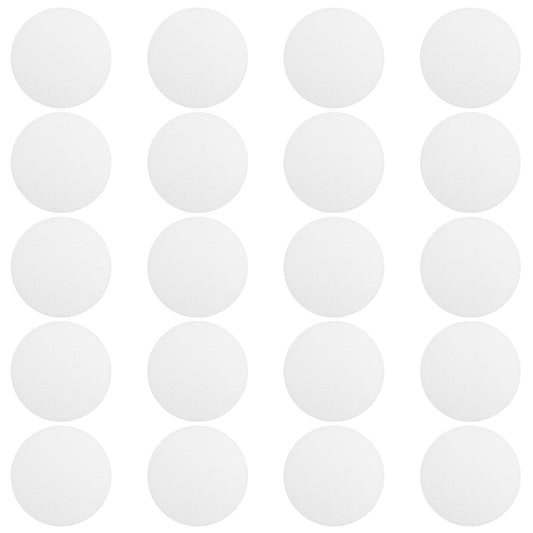 20PCS Transparent Non-Slip Bathtub Stickers Shower Floor Nonslip Stickers for Safety Bathroom Tubs Treads Adhesive Decals with Premium Scraper for Bath Tub, Shower Floor and Stairs(Round Shape, Clear)
