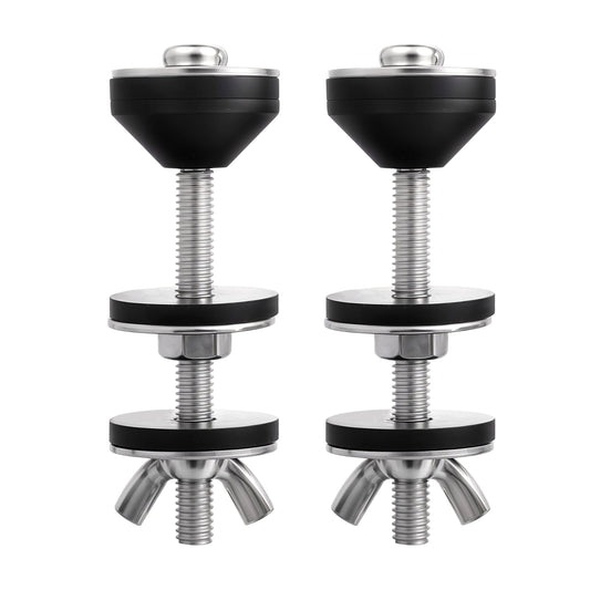 Universal Tank to Bowl Bolt Kit, 2 PCS Heavy Duty Toilet Tank Bolts Replacement, Stainless Steel Toilet Seat Screws and Waterproof Rubber Washers