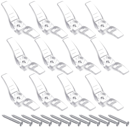 Xthrotsenk 12 Pcs Blind Cord Holder Cord Cleats for Blinds Window Blind Rope Cleat With Screws for Home Office Curtains Blinds Sun Shades Ropes
