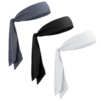 3Pcs Head Ties Headband Sports Sweatband Tie Headband for Men Adjustable Ninja Headband Workout Head Ties Headband Karate Tie Back Sweat for Running, Football, Basketball