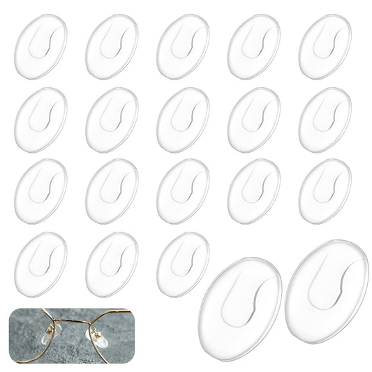 10 Pairs Silicone Nose Pads for Glasses Anti Slip Nose Pieces for Eyeglass Eye Glasses Non Slip Noses Pad Replacement for Sunglasses Soft Cushion Noses Grips