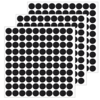 300Pcs Small Felt Pads Dots for Coasters 5/8" Felt Cabinet Door Bumpers Round Furniture Felts Pads Adhesive Coasters Bottom Dots Cabinet Cushion Dot Felts Circles Stickers with Adhesive Backing