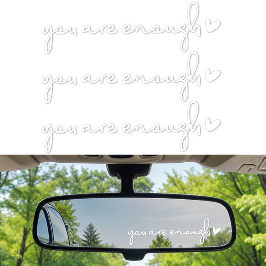 3 Pcs Decals for Vehicles, Car Stickers, Window Decoration, Dresser Mirror, Car Decoration Accessories, Women Mirror Decals for Trucks SUV and Motorcycles