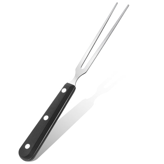 Carving Fork for Meat, Grill Serving Forks Heavy Duty Two Prong Meats Forks Two Prong Stainless Steel Meat Fork with Long Heat Resistant Handle for Slicing Serving Roasts, BBQ Kitchen Grill Essential