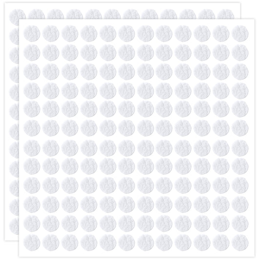 288Pcs 1/2" Felt Pads for Coasters Pads for Bottoms Small White Felt Feet