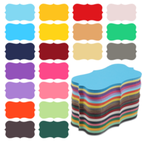 200Pcs Mini Vintage Blank Note Cards, 3.5 x 2 inches Blank Index Cards, Double Sided Word Message Card for Scrapbookings, Learning, Note, Gift Tags (20 Colors)