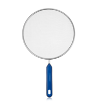 Stainless Steel Grease Splatter Screen for Frying Pan 8’’ Splatter Guard with Comfortable Grip Handle Pan Cover Cooking Protector Ultra Fine Mesh Prevents Oil Splatters and Messes for Frying Cooking