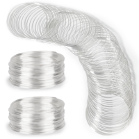 200 Loops Memory Wire for Jewelry Making Bracelets Bangle Bracelet Wire Memory Beading Wires for Bracelet and DIY Crafts