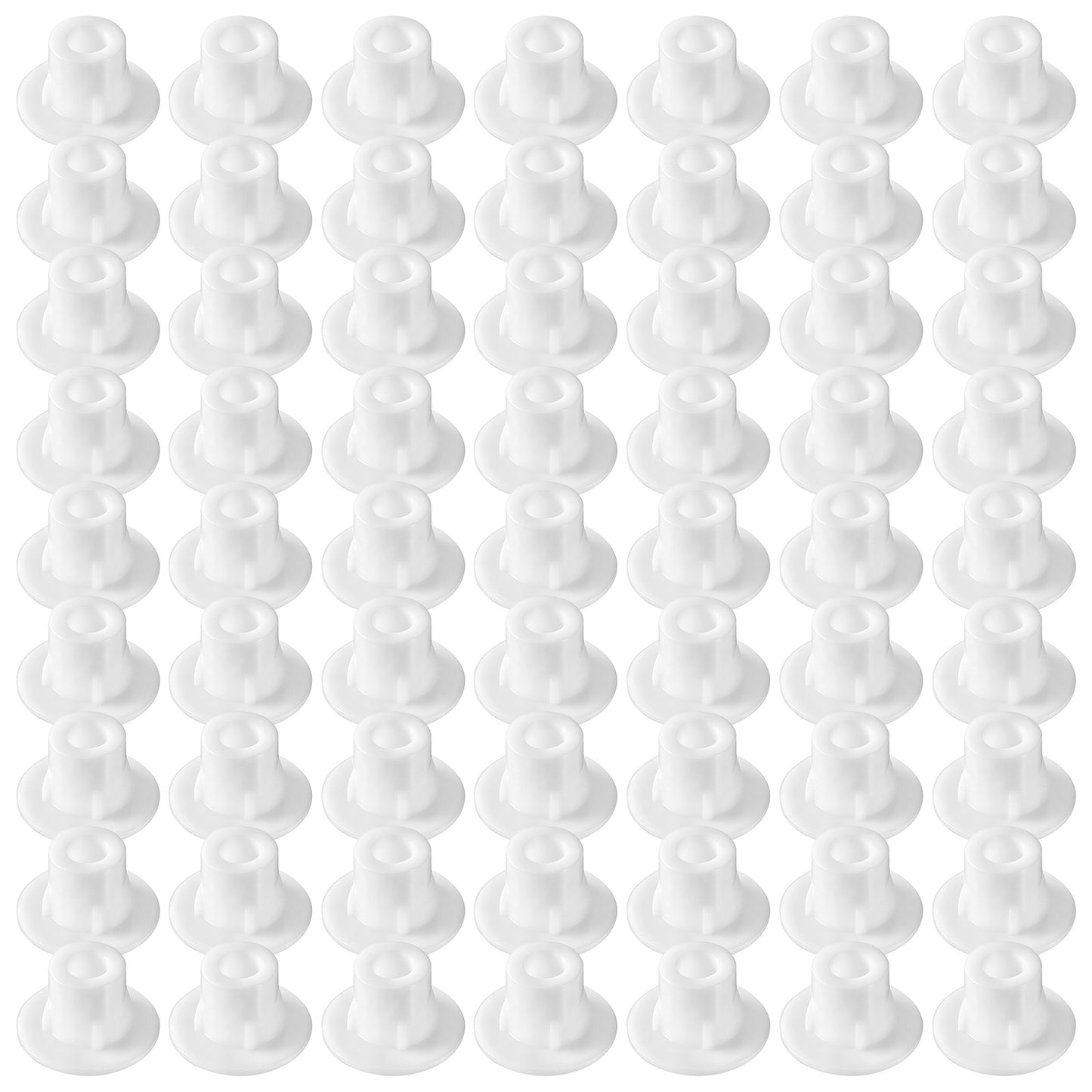 500 PCS White Hole Plug Set, Round Button Plugs for Cabinet Cupboard Shelves Screw Covers for Furniture Cabinet Insert End Caps Screw Hole Plugs for Car Wiring Furniture
