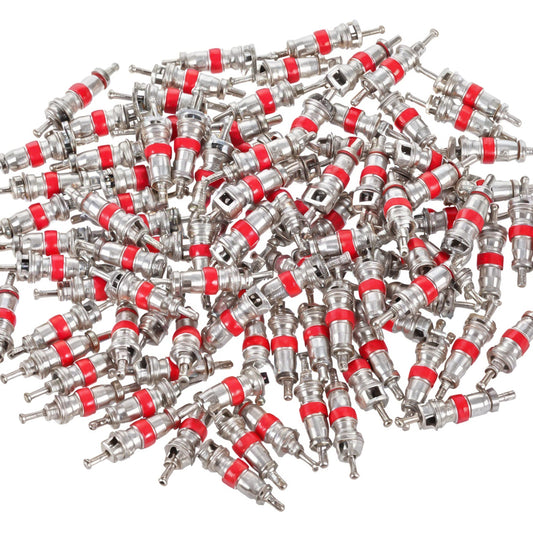 100Pcs Valve Stem Core Replacement Kit Tire Tyre Valve Stem Core Premium Tyre Tire Valve Cores Tire Valve Stems Universal Tire Valve Core Valve Core Remover for Cars, Trucks, Motorcycles And Bicycles