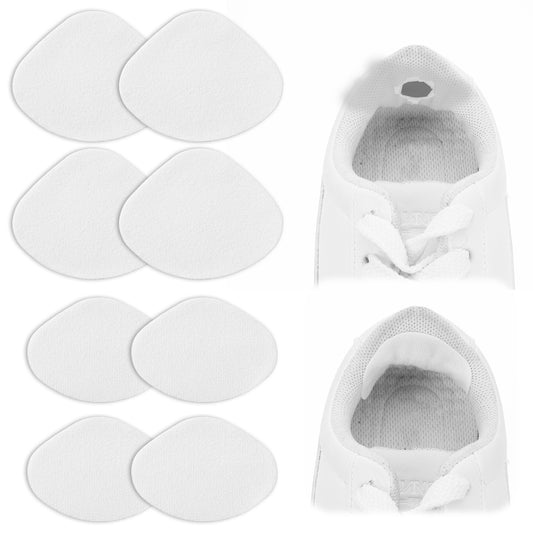 Self-Adhesive Shoe Heel Repair Patches, 4 Pairs Microfiber Hole Repair Inserts 2 Sizes Shoes Toe/Heel Quick Patch Pads for Sneakers and Flats
