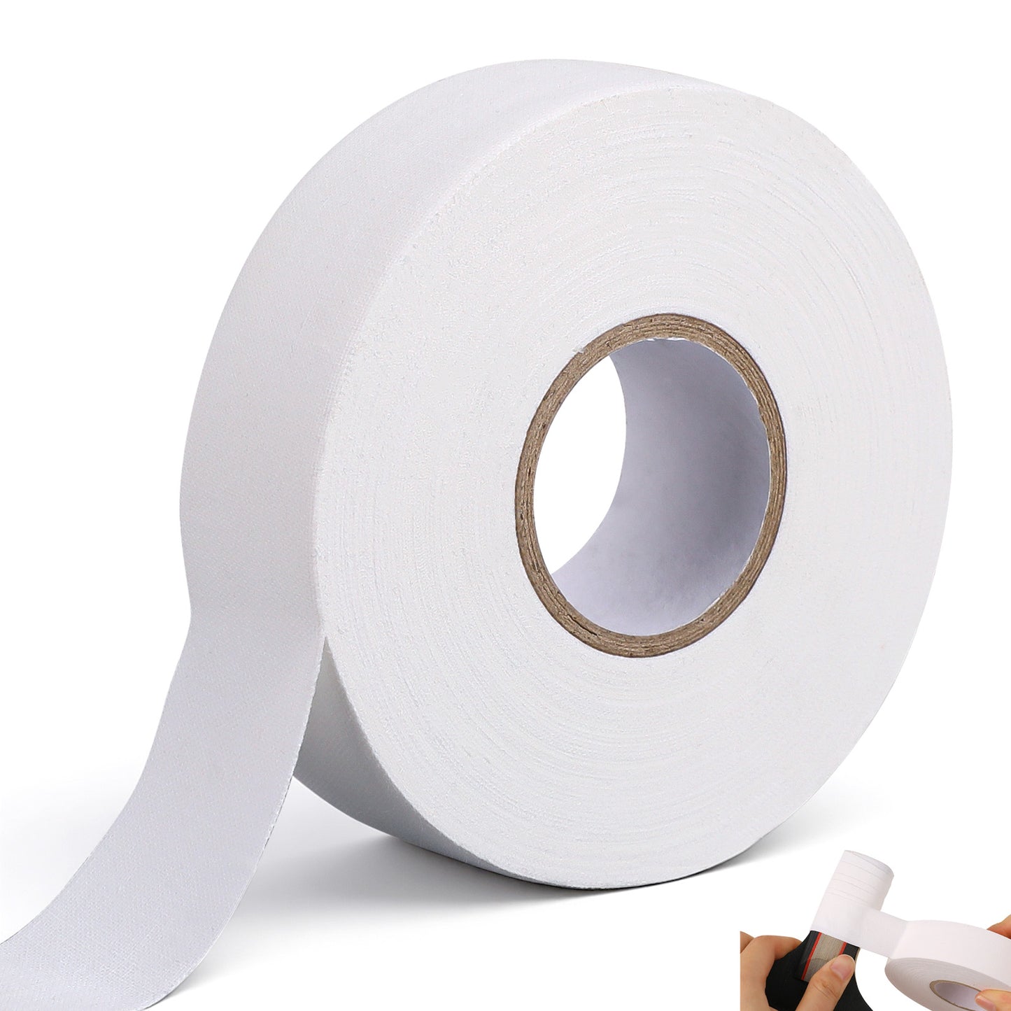 Zelphvt Hockey Tape, 2.5cm*25m Non Slip Hockey Grip Tape Anti Slip Hockeys Stick Tapes Sweat Absorbent Grip Cloth Tapes for Hockeys Squash Racket Badminton Grips Skipping Rope Fishing Rod