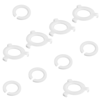 E27 to E14 Lamp Shade Reducing Ring, 10 Pack Lamp Shade Adapter Ring 2 Styles Lamp Shade Ring Lampshade Adapter Ring Light Fixtures Replacement Converter Reducer Fitting