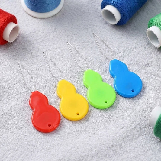 36 Pcs Needle Threaders Set Plastic Needle Threaders Gourd Shaped Needles Threader Hand Machine Sewing Tool Easy to Insert Hand Sewing Needles for Sewings Crafting Knitting Craft Quilting DIY
