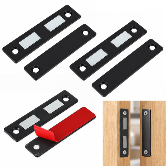 3 Pack Adhesive Magnets for Cabinet Doors, Double Magnetic Door Catch