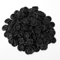 400 Pcs Finger Cots Finger Gloves Fingertips Protectors, Finger Tips Covers Protection, Finger Condom, Finger Sleeve Thumb Cover for Handmade Crafting Painting, Beauty (Black, 2cm)