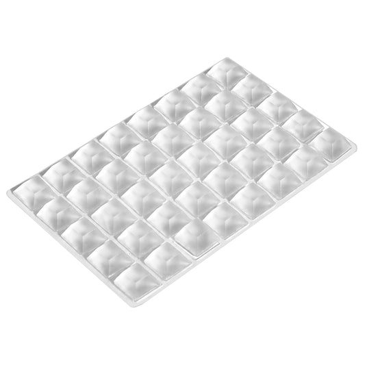 40PCS Clear Rubber Bumpers Self Adhesive, 1.27cm Cabinet Door Bumpers, Clear Rubber Pads, Large Self Stick on Rubbers Feet for Electronics, Speakers, Furnitures, Appliances, Audio Equipment, Laptop