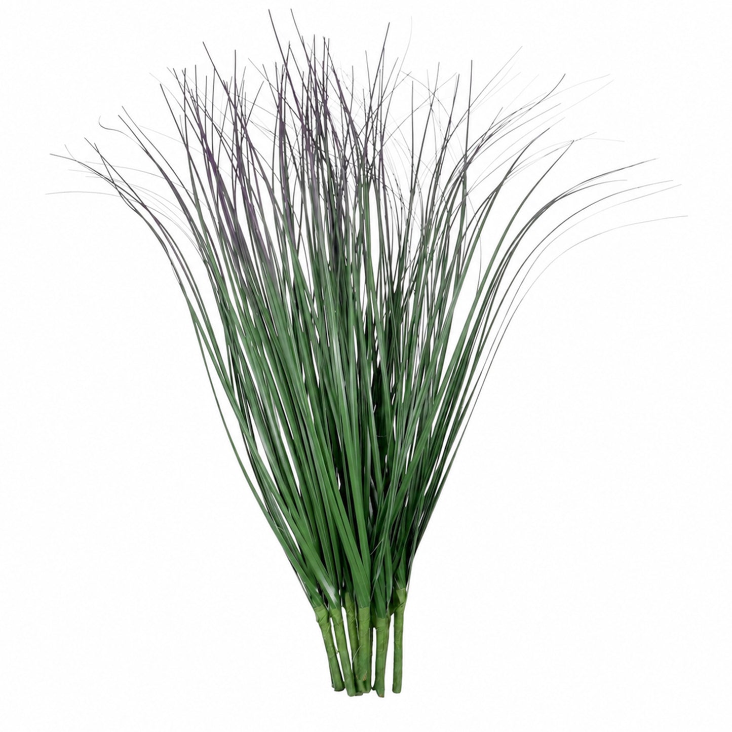 Zelphvt 10 Pcs Artificial Plastic Plants, 37cm Faux Garden Resistant Wheat Grass Fake Plants Artificial Wheat Grass, Greenery for House Plant, Outdoor Decor Indoor Home, Green Purple