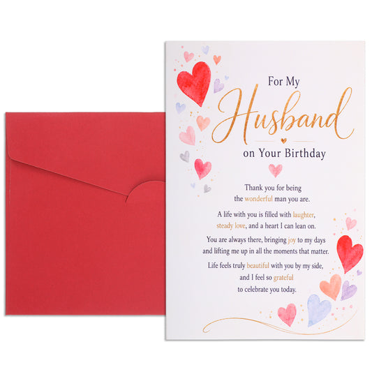 Birthday Card for Husband, Funny Husband Birthday Card