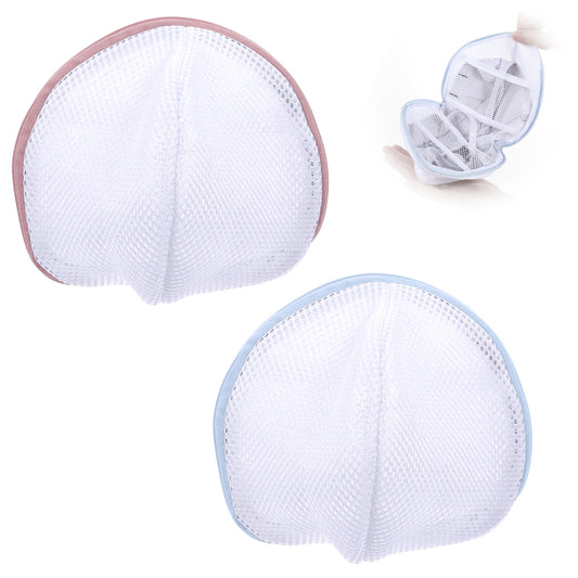 2 Pcs Bra Wash Bags for Laundry Bra Laundry Bags for Washing Machine Lingerie Bags for Washing Delicates Bra Bags for Laundry Bra Washer Protector for Laundry Lingerie Bag (A to C Cups)