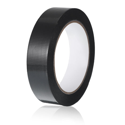 Black Gaffer Tape 1 Inch x 22 Yards, Non-Reflective Matte Finish Tape, No Residue Hand Tear Self-Adhesive Cloth Tapes, Easy Tear, for Stage, Cable, Floor, Painters, Photo Studio, Electrical Cords Home