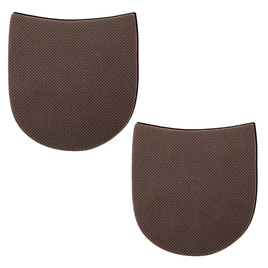 Shoe Repair Rubber Heel Replacement, Boot Heel Replacement Repair Heels Anti-Slip Heels Pads for Men's and Woman's Boots, 5/32 Inch (4mm) Thick, 1 Pair Brown