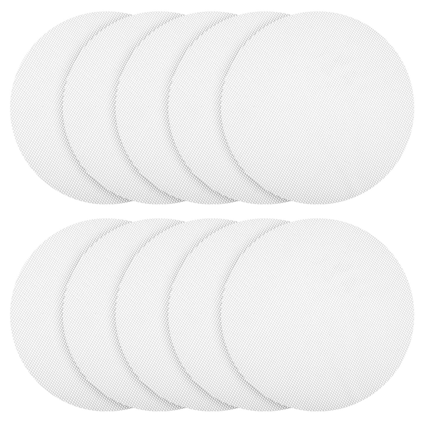 10 Pcs Bamboo Steamer Silicone Liners 9 Inch Round Food-Grade Silicone Liners Reusable Steamer Mesh Mats for Steamed Dumplings, Dim Sum, Bamboo Steamers