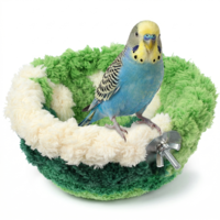 Bruislard Bird Nest for Cage Small Breeding Bed Bird Hanging Hammock for Parakeet Budgie Cockatiel Conure Small Birds