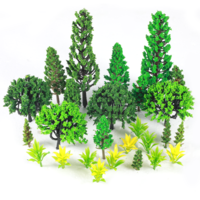 30 Pcs Model Trees Diorama Supplies 1.5-6 Inch Fake Miniature Trees