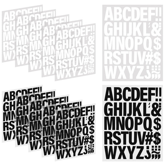 10 Sheets Iron on Letters 440 Pcs Iron on Vinyl Letters 2 Inch Heat Transfer Letters with A-Z PU Alphabets Sticker for Clothing T-Shirts Fabric Shirt Hats DIY Craft