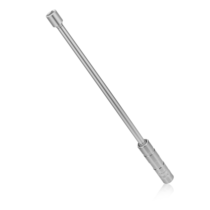 9/16"(14mm) Extended Magnetic Spark Plug Socket with 12 in Extension, Swivel Thin Wall Spark Plug Socket 3/8" Drive 12 Point Spark Plug Wrench for Quick Removal Installation 9/16 Spark Plug Socket Kit