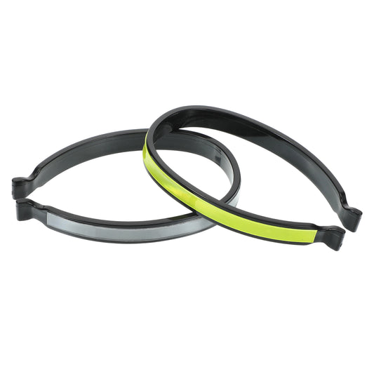 Qulkws 4 Pack Cycling Trouser Clip High Reflective Trouser Pant Safety Metal Clips Outdoor Recreation Cycling Trousers Clip Pant Leg Cuff Clips Reflective Gear Accessories