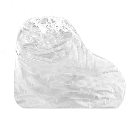 10 Pairs Shoe Covers Boot Covers Disposable Non-Slip Waterproof Shoe Covers, Thickened Waterproof Shoes Covers, Plastic Boot and Shoe Covers for Men and Women (Transparent)