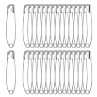100 Pcs 2.1 Inch Safety Pins Heavy Duty Sewing Pins Sharp Edge Safety Pin Small Decorative Safety Pin for DIY Crafts Jewelry Making Clothing
