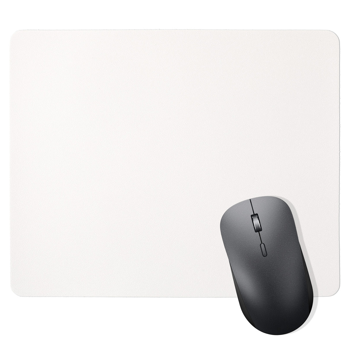 Zelphvt 10x8-Inch White Mousepad, Non-slip Gaming Thin Mouse Pad