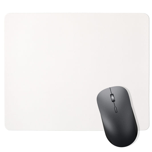 Zelphvt 10x8-Inch White Mousepad, Non-slip Gaming Thin Mouse Pad