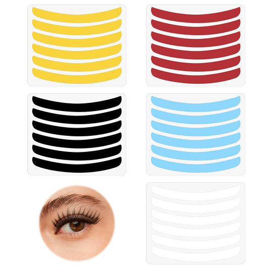 30Pcs Lash Lift Rods Ribbon Kit, Lash Lift Ribbon, Reusable Lash Lift Pads Lash Lift Tool, Silicone Lash Lift, Eyelash Perming Pads Soft Pads Silicone Perm Ribbon Eyelash Lifting Compensator(5 Colors)