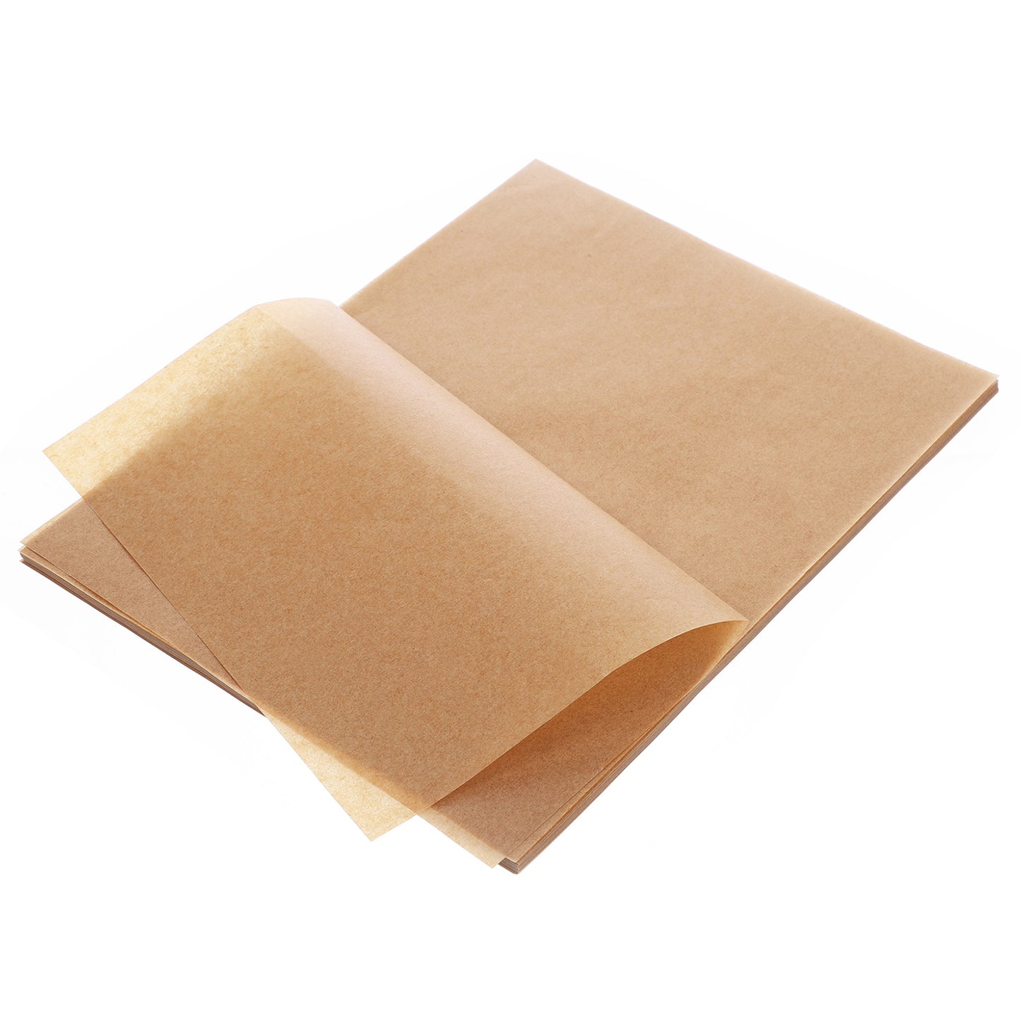 100 Pcs Pre Cut Parchment Paper Sheets, 7.8x5.9 Inch Unbleached Parchment Paper Kitchen Baking Sheets Non Stick for Air Fryer Grilling Steaming Cooking Oven Make Cup Cake Bread Cookie
