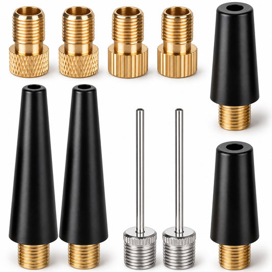Air Pump Needles for Balls, Bike and Inflator Adapter 10 PCS