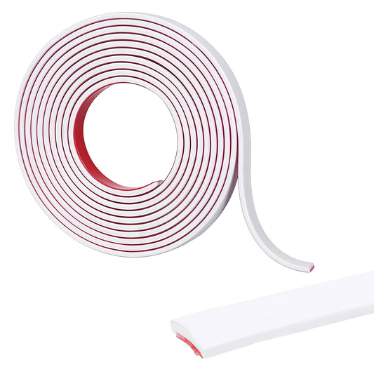 10 Ft Peel and Stick Trim Molding Trim for Walls Edges Borders Backsplash Tile Edge Trims Self-Adhesive Wall Trims Molding Flexible Peal and Stick Tile Trimm Edging, White