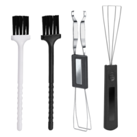 4 PCS Keycap Puller Keyboard Cleaning Kit Key Switch Pullers Switch Puller, Key Cap Removal Tool with Keyboards Cleaning Brush for Mechanical Keyboards, Metal Materialkey Removal Tool