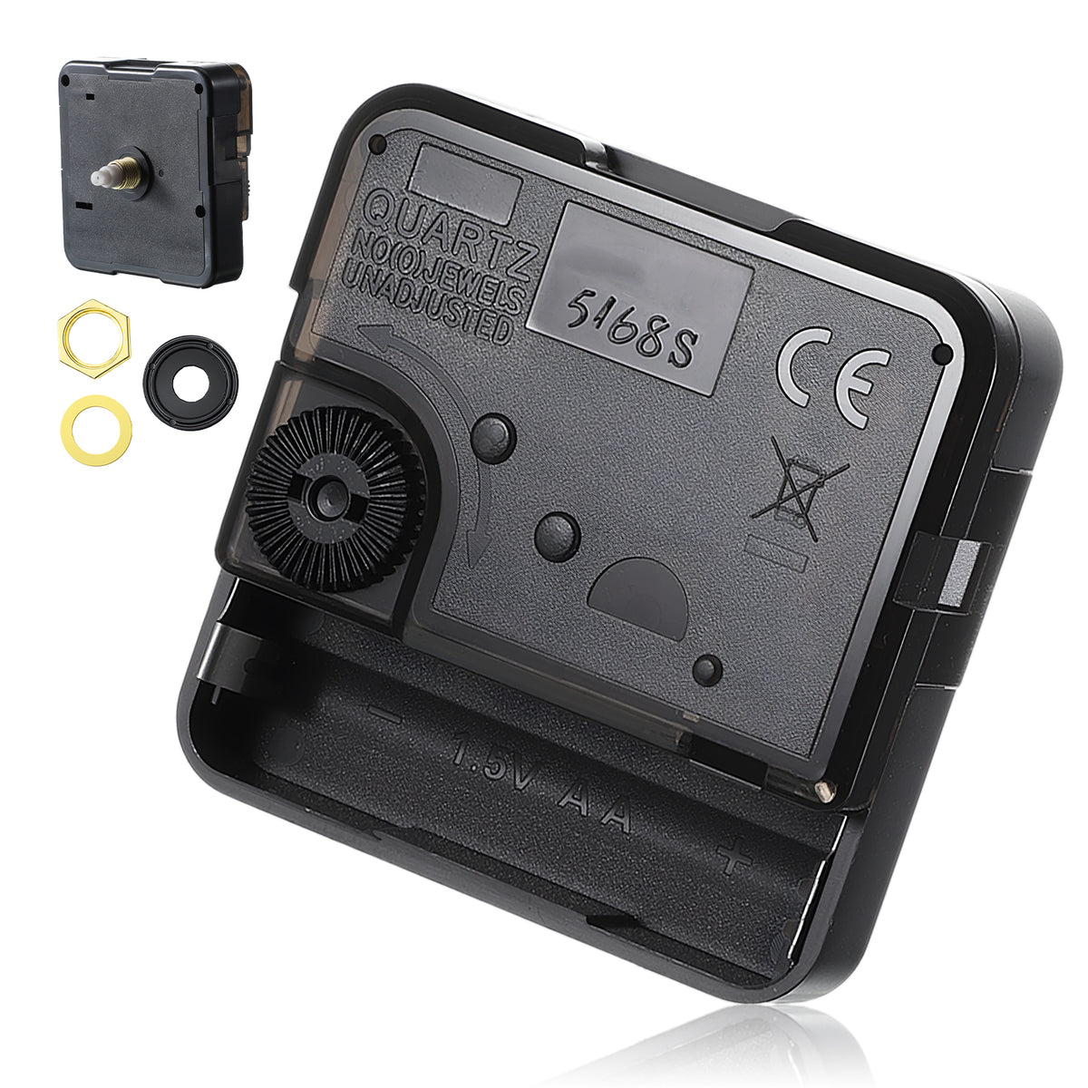 Clock Mechanism Replacement, Quartz Clock Movement Replacements