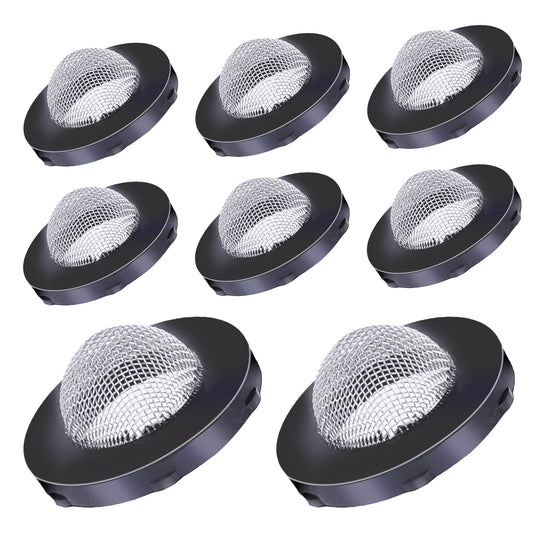 8 PCS Water Hose Filter Washers, Stainless Steel Filter Hose Washers Garden Hose Gasket Inlet Hose Screen Washer Repair Kit for 3/4 Inch Garden Hose Connector & 5/8" Washing Machine