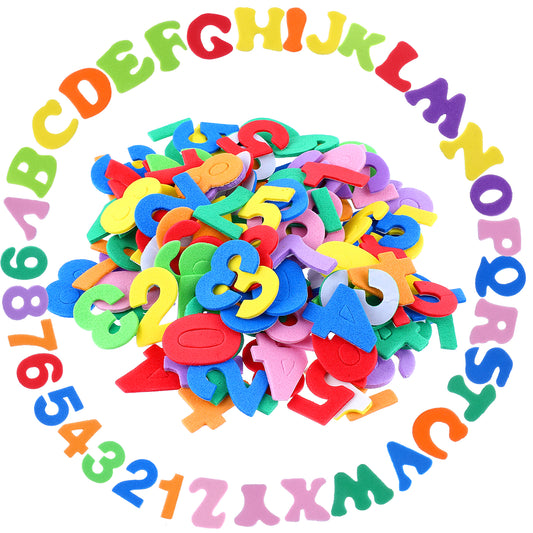 130 PCS Alphabet Stickers, Letter Stickers Color Foam Letter Stickers Self Adhesive A-Z Foam Stickers for Crafts Supplies Stickers for DIY Crafts Scrapbooking School Project Party Decorations