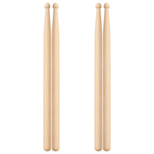 2 Pairs Drum sticks 5A, Drumsticks for Drums Professional Classic Maple Wood Drumsticks Percussion Drumstick for Professional Beginner