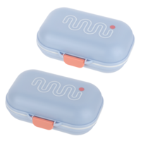 2pcs Travel Soap Case, Leakproof Soap Container with Lid, Bath Bar Soap Holder Soap Dish Portable Soap Savers for Bar Soap Travel Bag Soap Box Soap Tray for Bathroom, Shower, Gym, Camping, Vacation