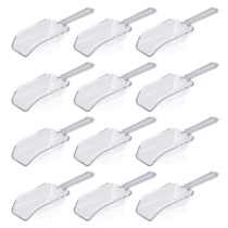 Clear Plastic Acrylic Kitchen Scoops ce Scoop Candy Buffet Containers Scoopers for Wedding Ice Cream Candy Dessert Buffet Protein Powders Tea Flour Coffee Popcorn (8 Pcs,4.3 Inch)